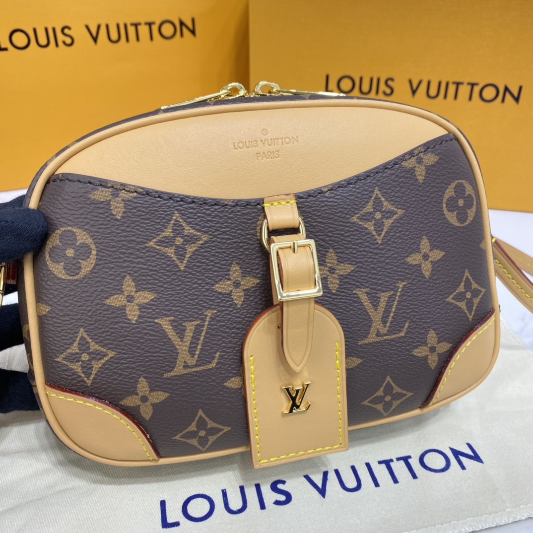 Louis Vuitton MINI DEAUVILLE Tote Handbag Monogram M45528 